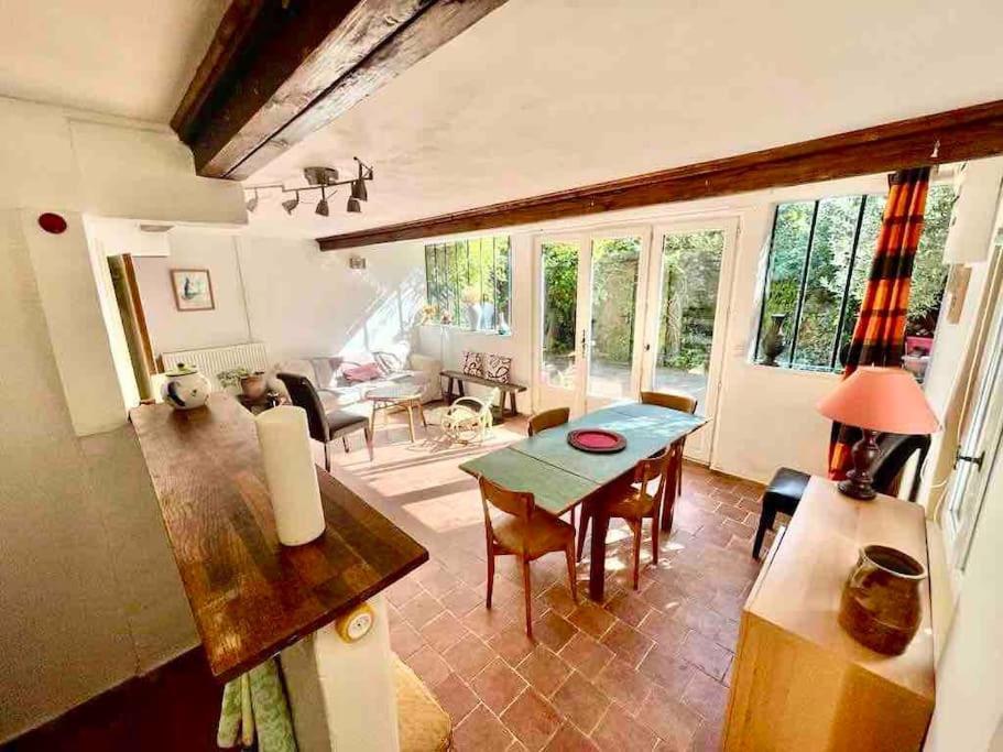 Charmante Maison Dans Jardin, Calme, 55M2- 2Ch, Metro, Tres Proche Paris Vitry-sur-Seine Zewnętrze zdjęcie